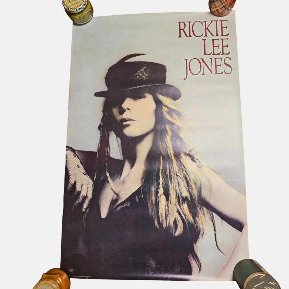 Rickie Lee Jones Pirates 25.5x39 Vintage 1981 Promo Poster Warner Bros Rock